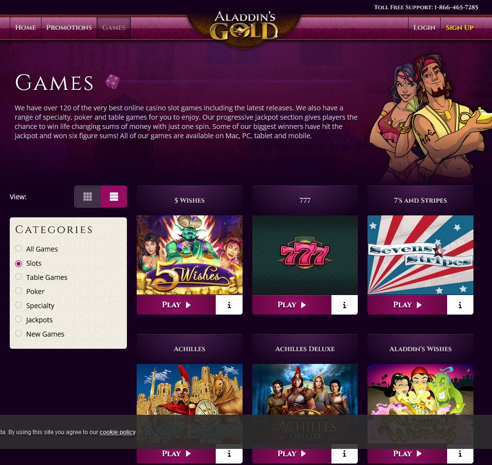 Aladdins Gold
                        Casino